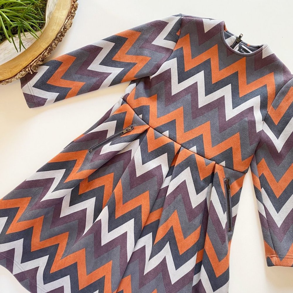 Roberta Di Roma Zig Zag Dress | Size 10